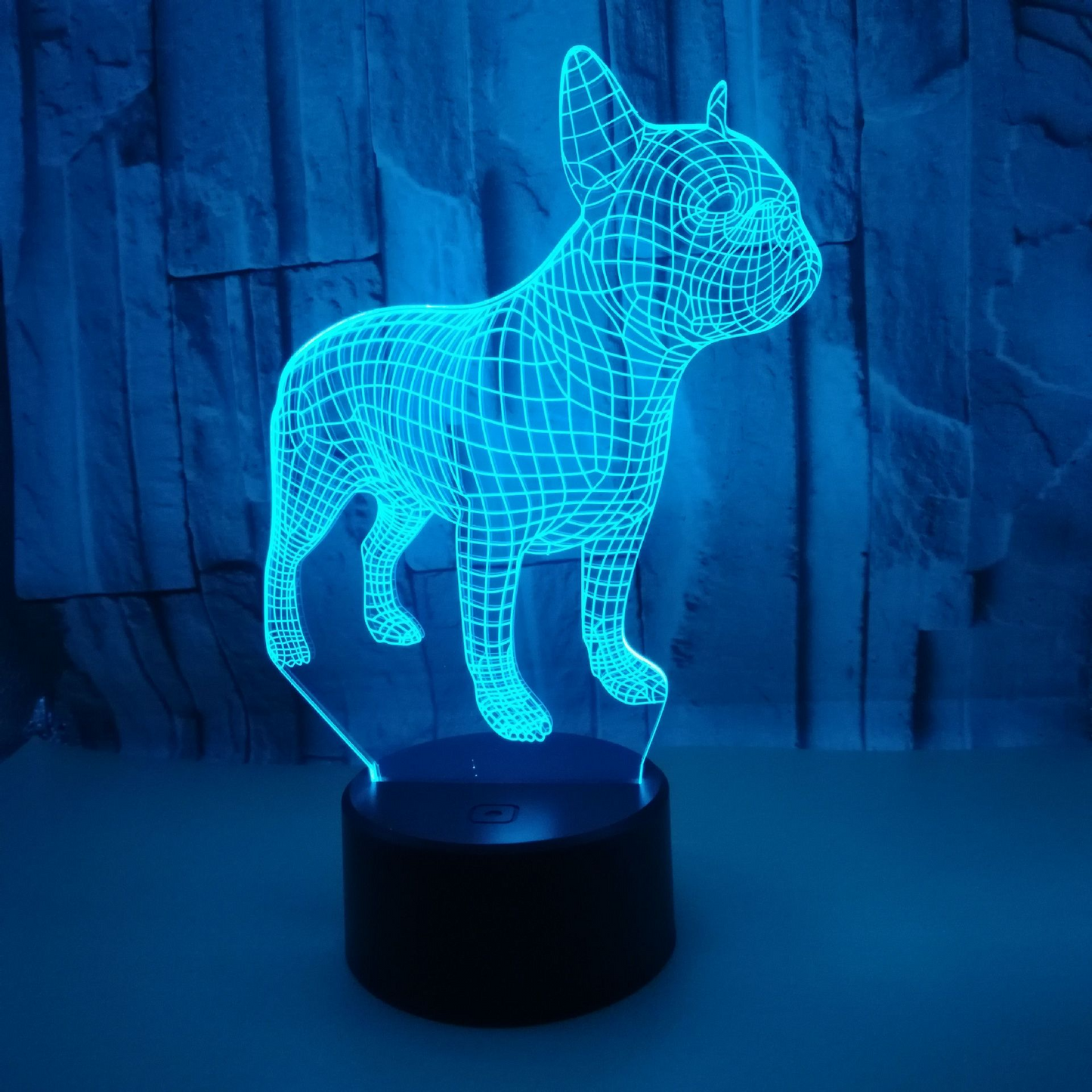 3D Frenchie Lamp
