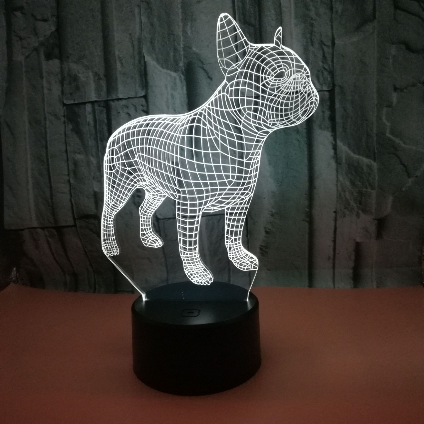 3D Frenchie Lamp