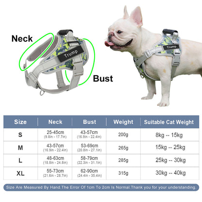 Personalized Frenchie Harness