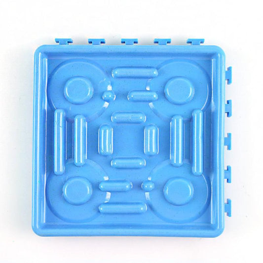 Anti-choking Slow Eating Dog Bowl Blue