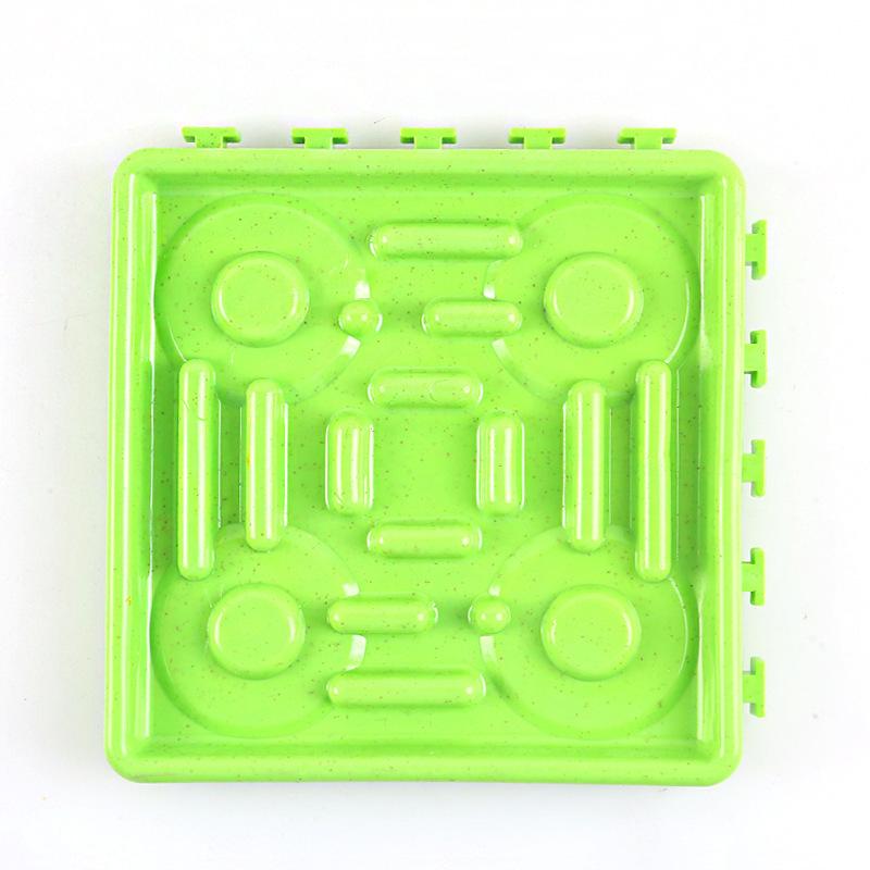 Anti-choking Slow Eating Dog Bowl Green