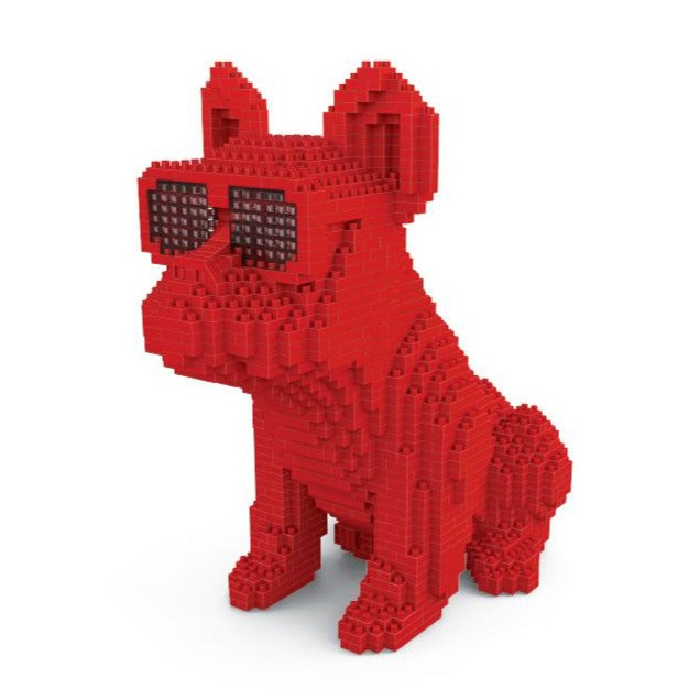 Bulldog Assembling Building Blocks Red