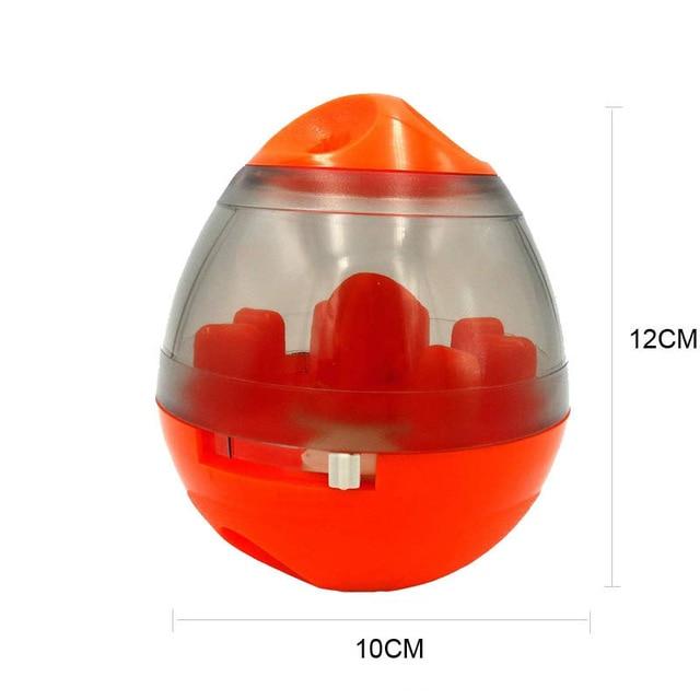 Colorful Treat Ball Dog Toy Pink