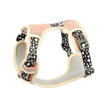 Durable Patterned Dog Leash Pink Strap S