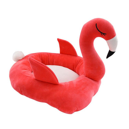 Flamingo French Dog Bed Coral Red L