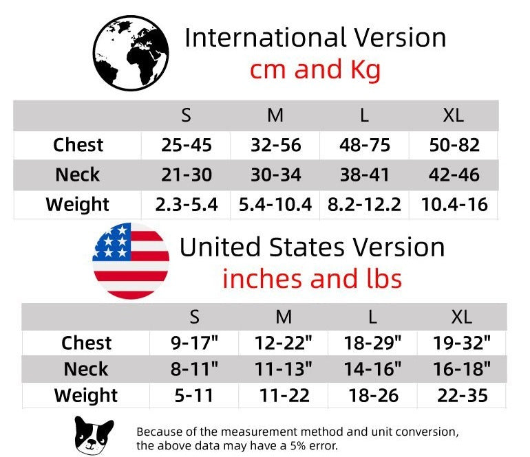 French Bulldog Unicorn Harness And Leash Set Blue Harness XL