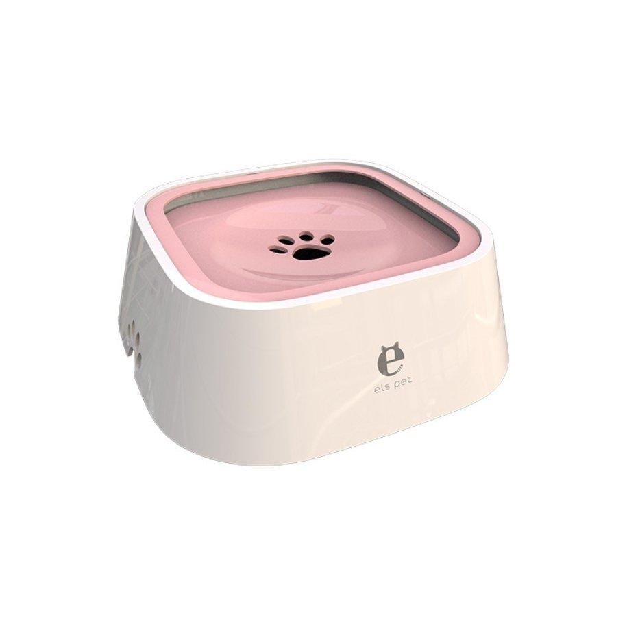 Non-wet Mouth Pet Water Fountain Pink