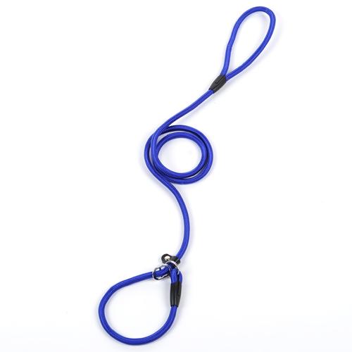 Nylon Rope Frenchie Leash Blue 0.8cm in diameter