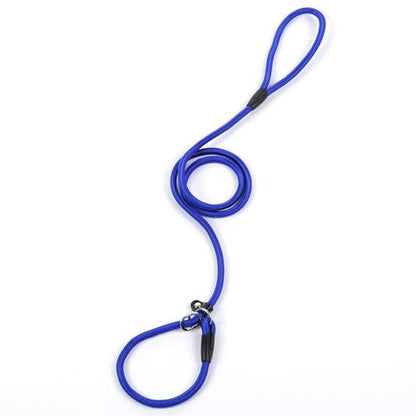 Nylon Rope Frenchie Leash Blue 0.8cm in diameter