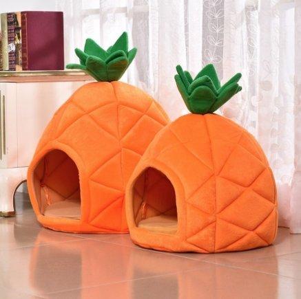 Pineapple Frenchie Bed Orange L