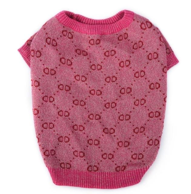 Rainbow Frenchie Sweater Pink S