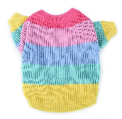 Rainbow Frenchie Sweater SW-Rainbow S