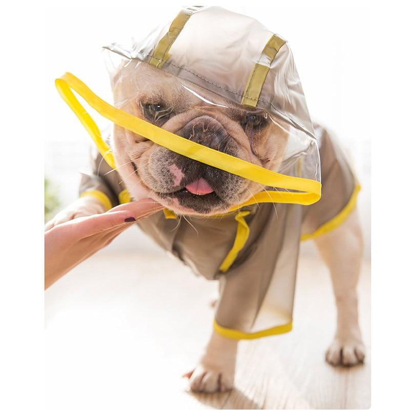 You Can Do It French Bulldog Raincoat White XS