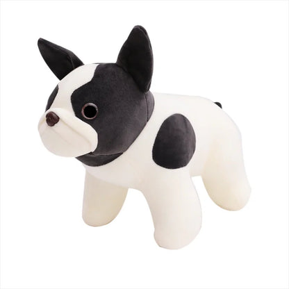 Black & white French Bulldog Plush Toy