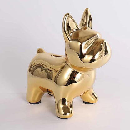 Shiny French Bulldog Piggy Bank