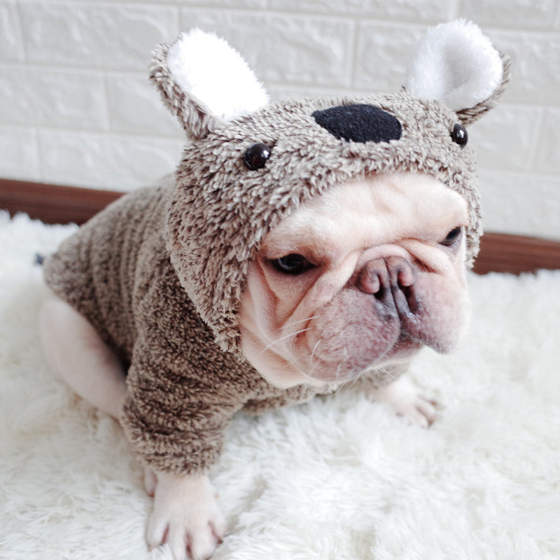 Koala Fleece Frenchie Hoodie