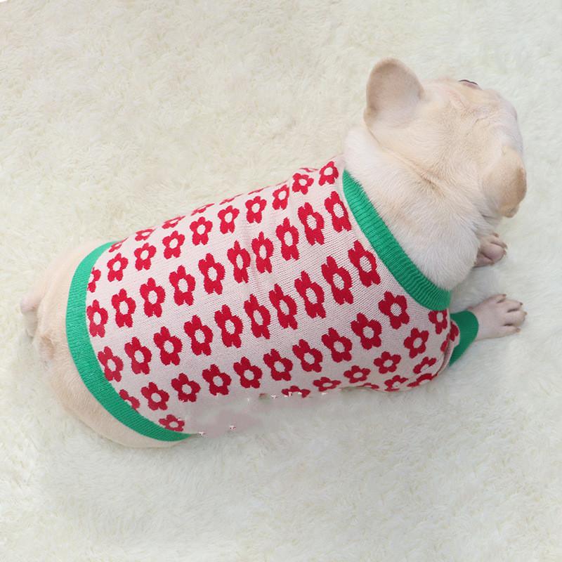 Flowers French Bulldog Sweater