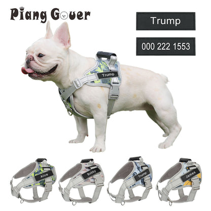 Personalized Frenchie Harness