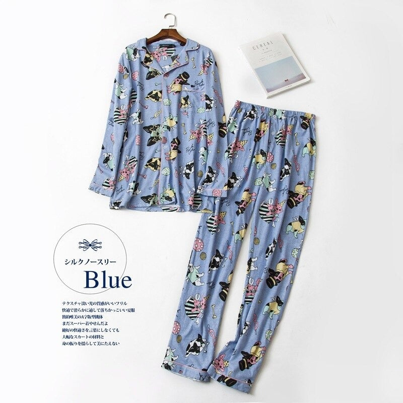 Women's French Bulldog Pajama Set