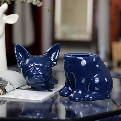 Blue Bulldog Storage Tank Blue