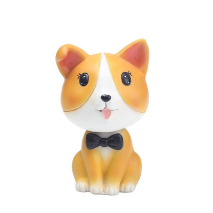 Car Shaking Dog Decoration Corgi
