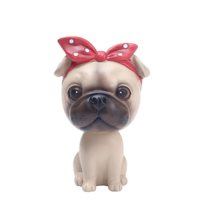 Car Shaking Dog Decoration Bago