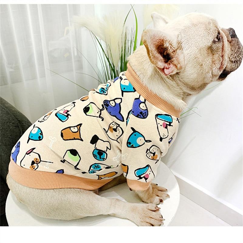 Doodles French Bulldog Sweatshirt creamy-white 3XL