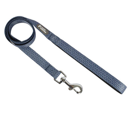 Durable Patterned Dog Leash Blue Leash L