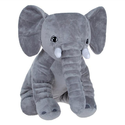 Elephant Plush Frenchie Dog Toy Gray one size