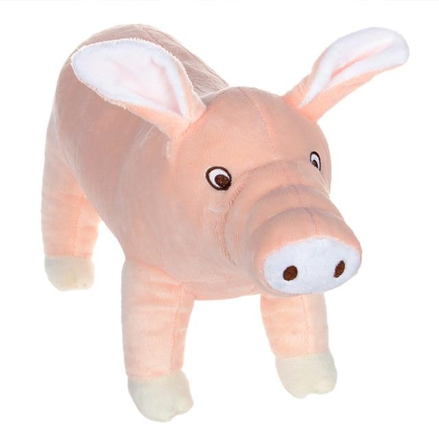 Elephant Plush Frenchie Dog Toy Pink one size