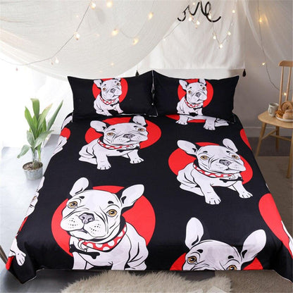 French Bulldog Print Bedding Set US Twin