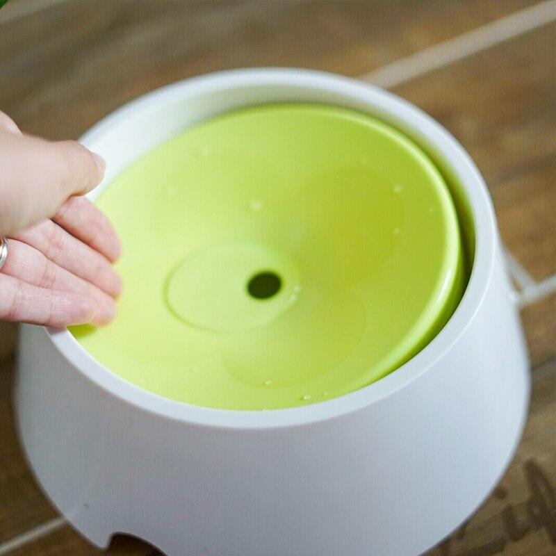 No Spill Frenchie Water Bowl Yellow