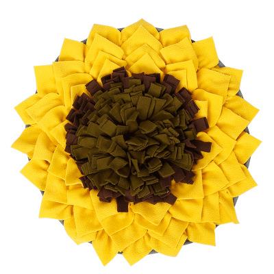 Pet Sniffing Sunflower Pad yellow