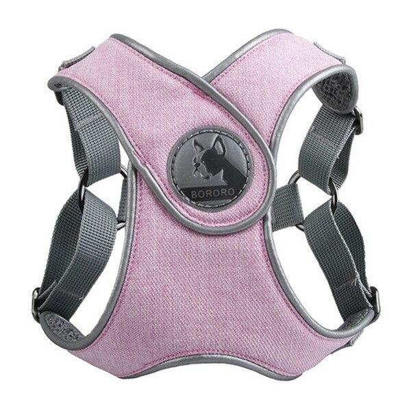 Pastel Frenchie Harness and Leash