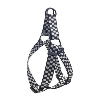 Plaid Dog Harness White harness XS