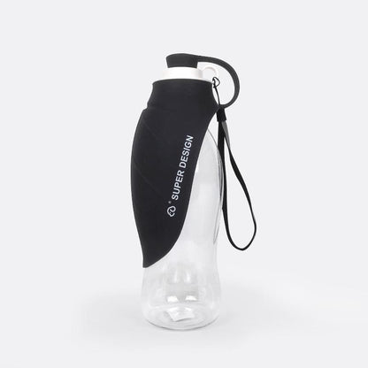 Portable Dog Water Bottle Black