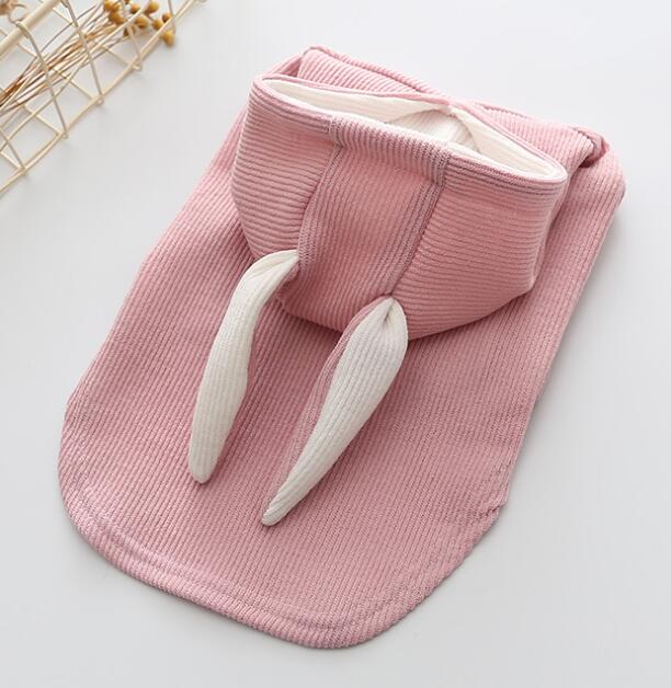 Rabbit Ears Frenchie Hoodie Pink Size 1 (XS)