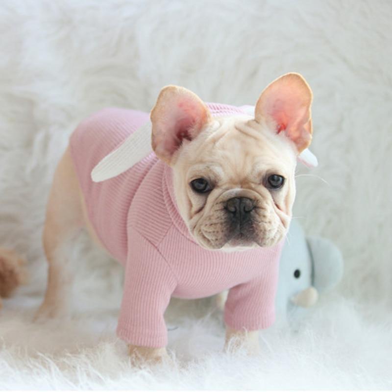 Rabbit Ears Frenchie Hoodie Pink Size 1 (XS)