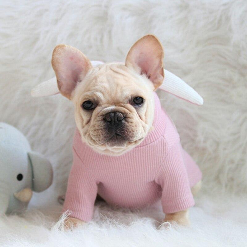 Rabbit Ears Frenchie Hoodie Pink Size 1 (XS)