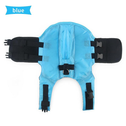 Shark Bark Frenchie Life Jacket Blue XS 1-6KG