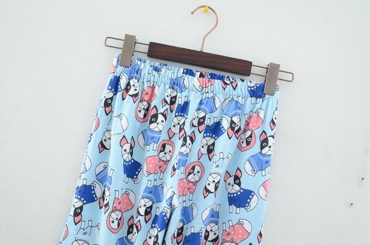 Women's Frenchie Print Pajama Set S