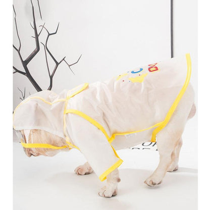 You Can Do It French Bulldog Raincoat White XS