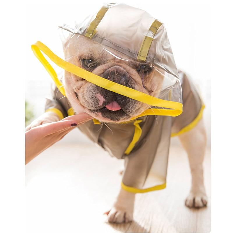 You Can Do It French Bulldog Raincoat White XS